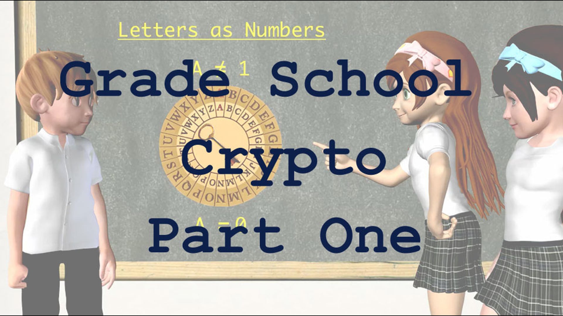 Grade School Crypto, Part 1